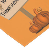 Tablecloth Runner Happy Thanksgiving Day Kurzer Tischläufer (Ecke)