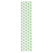Tablecloth Runner St. Patrick's Day Mice Kurzer Tischläufer (Vorderseite)