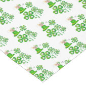 Tablecloth Runner St. Patrick's Day Mice Kurzer Tischläufer (Ecke)
