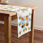 Tablecloth Runner Valentines Bumblebee Kurzer Tischläufer (Beispiel)