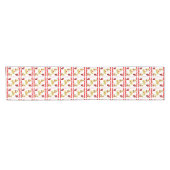 Tablecloth Runner Valentines Giraffe Kurzer Tischläufer (Horizontal)