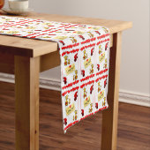 Tablecloth Runner Valentines Giraffe Kurzer Tischläufer (Beispiel)