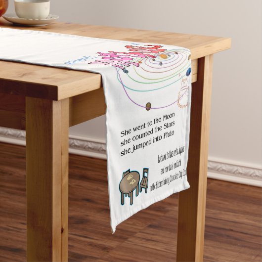 Tablecloth Runner Wo ist Mama? Kurzer Tischläufer (Beispiel)