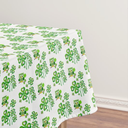 Tablecloth Saint Patrick's Day Owl Tischdecke (Beispiel)