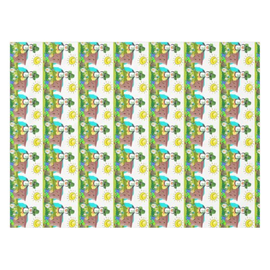 Tablecloth Saint Patrick's Day Penguin Tischdecke (Vorderseite (Horizontal))