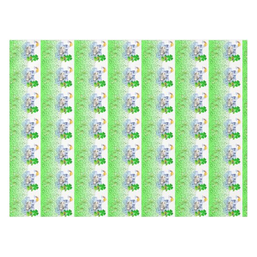 Tablecloth Saint Patrick's Day Polar Bear Tischdecke (Vorderseite (Horizontal))