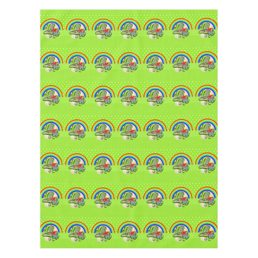Tablecloth Saint Patrick's Day Rainbow Tischdecke (Vorderseite)