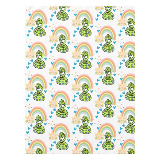 Tablecloth Snake Rainbow Tischdecke (Vorderseite)