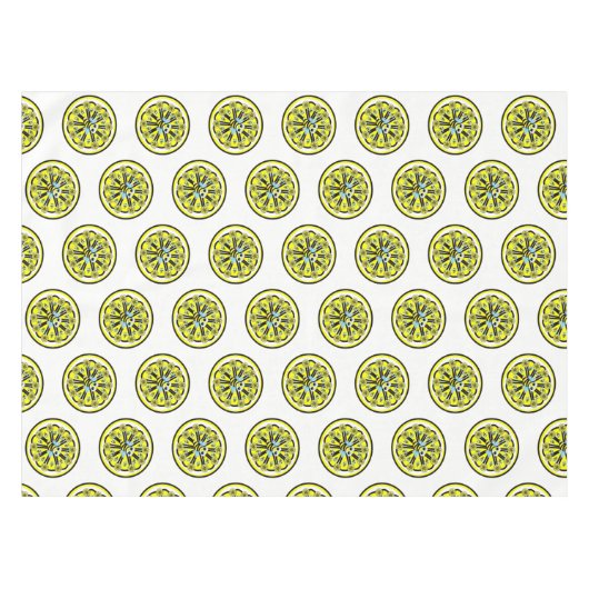 Tablecloth Summer Fun Bumblebee Lemon Tischdecke (Vorderseite (Horizontal))