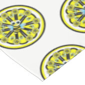 Tablecloth Summer Fun Bumblebee Lemon Tischdecke (Schrägansicht)