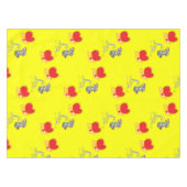 Tablecloth Valentine's Day Bunny Rabbit Tischdecke (Vorderseite (Horizontal))