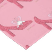Tablecloth Valentine's Day Pink Shoe Liebe Hallo Tischdecke (Schrägansicht)