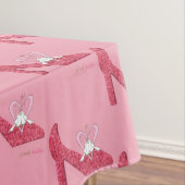 Tablecloth Valentine's Day Pink Shoe Liebe Hallo Tischdecke (Beispiel)