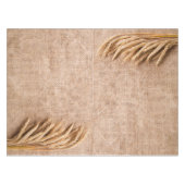 Tablecloth Weize auf Burlap Sack Land Rustikale Fa Tischdecke (Vorderseite (Horizontal))