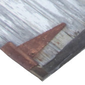 Tablecloth White Wash Holzstall Door Country Rusti Tischdecke (Schrägansicht)