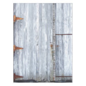 Tablecloth White Wash Holzstall Door Country Rusti Tischdecke (Vorderseite)