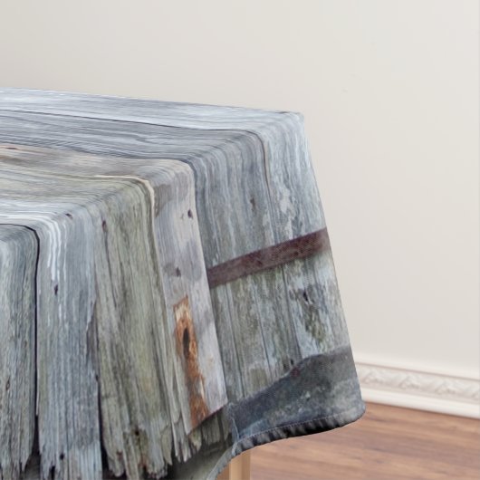 Tablecloth White Wash Holzstall Door Country Rusti Tischdecke (Beispiel)