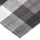 Tablecloth XMAS Baffalo Kariert Schwarz-weiß Chris Tischdecke (Schrägansicht)