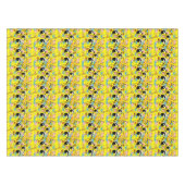 Tablecloth Yellow Giraffe Elephant Pig Dog Tischdecke (Vorderseite (Horizontal))