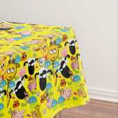 Tablecloth Yellow Giraffe Elephant Pig Dog Tischdecke (Beispiel)