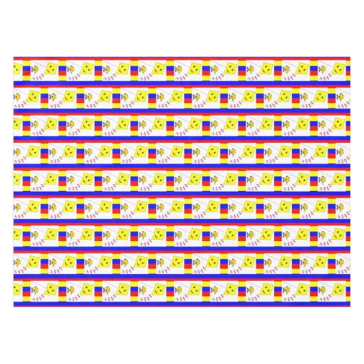 Tablecloth Yellow Kite Tischdecke (Vorderseite (Horizontal))