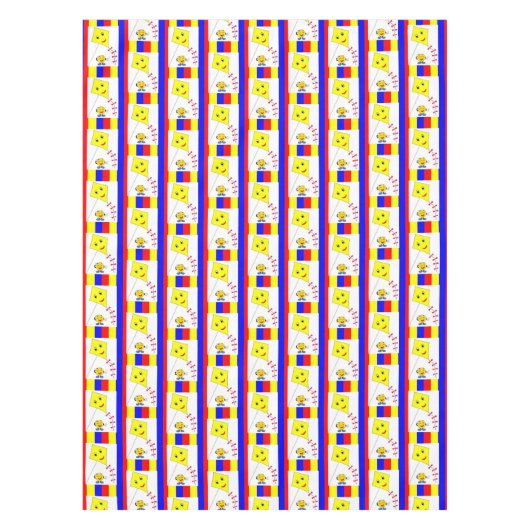 Tablecloth Yellow Kite Tischdecke (Vorderseite)