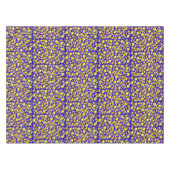 Tablecloth Yellow Orange Stars Sun Moon Blue Tischdecke (Vorderseite (Horizontal))