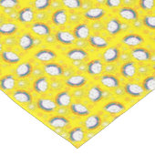 Tablecloth Yellow Rainbow Clouds Sun Tischdecke (Schrägansicht)