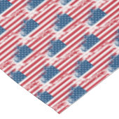 Tableclout 4. Juli Patriotic USA Flag Tischdecke (Schrägansicht)