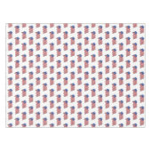 Tableclout 4. Juli Patriotische Flagge Tischdecke (Vorderseite (Horizontal))