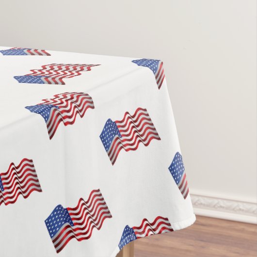 Tableclout 4. Juli Patriotische Flagge Tischdecke (Beispiel)