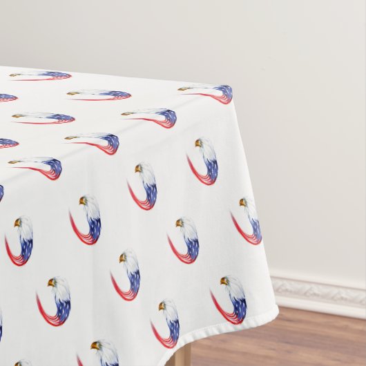 Tableclout 4. Juli Patriotischer Flag Adler Tischdecke (Beispiel)