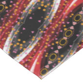 Tableclout Abstrakt schwarz Tischdecke (Schrägansicht)