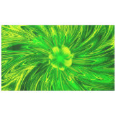 Tableclout Abstrakte Linien Grüne Blume Tischdecke (Vorderseite (Horizontal))