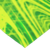 Tableclout Abstrakte Linien Grüne Blume Tischdecke (Schrägansicht)