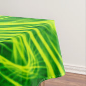 Tableclout Abstrakte Linien Grüne Blume Tischdecke (Beispiel)