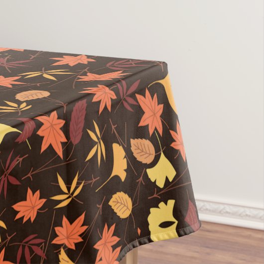 Tableclout aus Herbst Tischdecke (Beispiel)