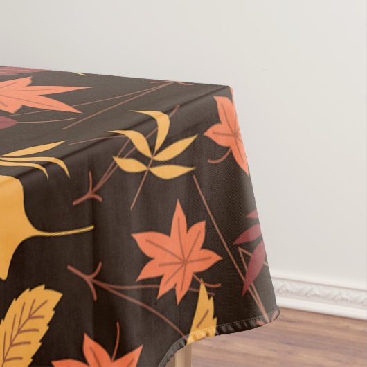 Tableclout aus Herbst Tischdecke (Beispiel)