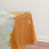 Tableclout Blume Weiß Orange Cubist Tischdecke (Beispiel)