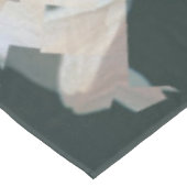 Tableclout Blume White Black Cubist Tischdecke (Schrägansicht)