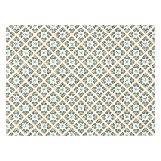 Tableclout Country Hütte grüner Gitterprint Tischdecke (Vorderseite (Horizontal))