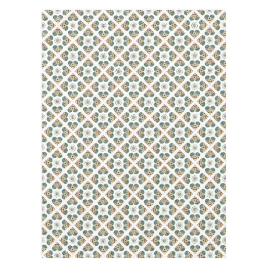 Tableclout Country Hütte grüner Gitterprint Tischdecke (Vorderseite)