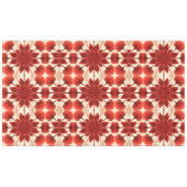 Tableclout, ein elegantes, rotes Stoffmuster mit B Tischdecke (Vorderseite (Horizontal))