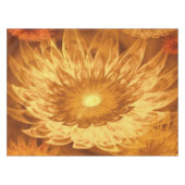 Tableclout Fantasy Blume Gelb Tischdecke (Vorderseite (Horizontal))