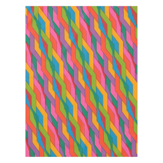 Tableclout Farbige Dreiecke Tischdecke (Vorderseite)