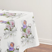Tableclout Floral Angel Weiße Schwäne Tischdecke (Beispiel)