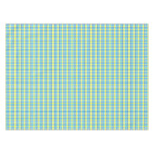 Tableclout Gelbblau Kariert Tischdecke (Vorderseite (Horizontal))