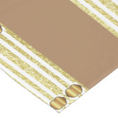 Tableclout Gold Beige Kurzer Tischläufer (Ecke)