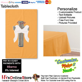 Tableclout Haushaltsmilch Orange Hintergrund Tischdecke