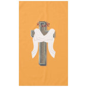 Tableclout Haushaltsmilch Orange Hintergrund Tischdecke (Vorderseite)